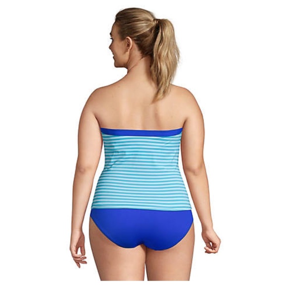 Lands End Tankini strapless - Picture 2 of 2